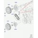 Land rover kit chaine courte supérieur entre arbre a came  Discovery 3, Range Sport (1316113LR)