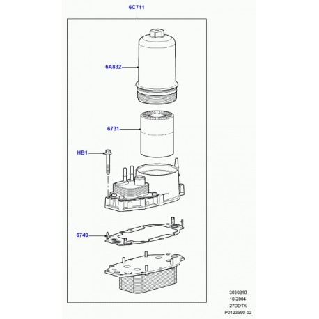 Land rover cache Discovery 3, Range Sport (1316143)