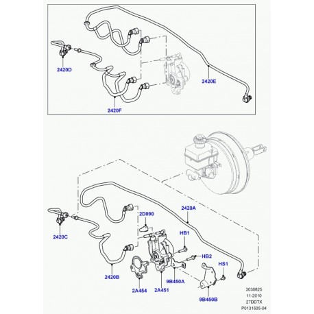 Land rover support Discovery 3, Range Sport (1331363)