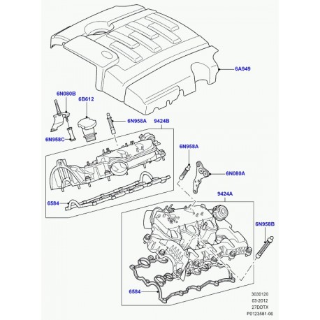 Land rover support Discovery 3, Range Sport (1346479)