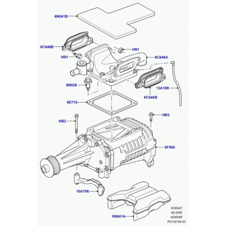 Land rover bague d'etancheite Range Sport (1347543)