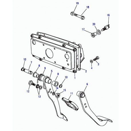 Land rover contact de feu stop Discovery 1 et Range Classic (13H3735L)