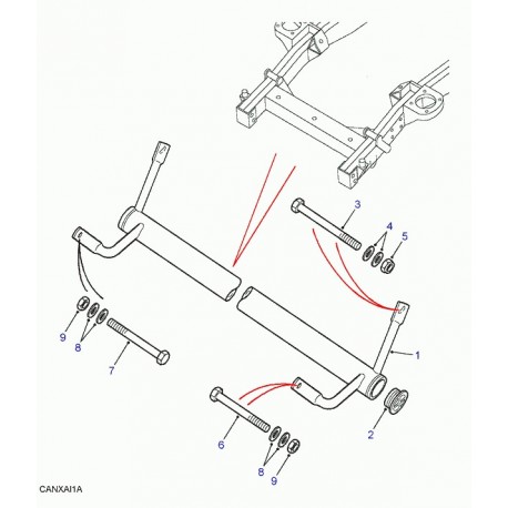 Land rover boulon Discovery 1 (253948)