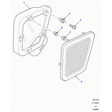 Land rover bague Defender 90, 110, 130 (359526)