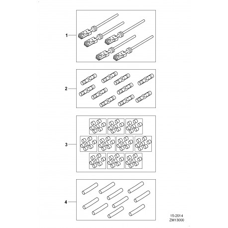 Land rover kit pack identification cablage Discovery 3, Evoque, Range L322, L405, Sport (418114)