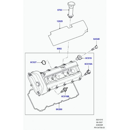 Land rover manchon caoutchouc Range Sport (4728387)