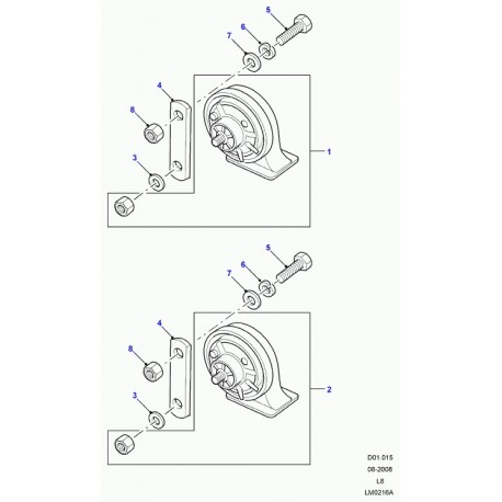 Land rover rondelle Defender 90, 110, 130 (4868L)