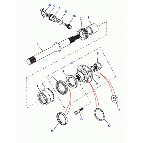 Land rover plaque support bague d'etancheite Discovery 1 (533765)