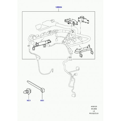 Land rover agrafe Discovery 3, Range Sport (6174115)