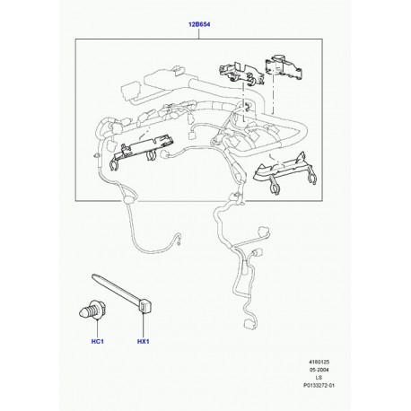 Land rover sangle de fixation Discovery 3, Range Sport (6789263)