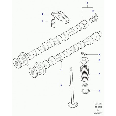 Land rover gicleur-refroidissement de piston Freelander 1 (8510022)