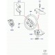 Land rover volant de direction Range L322 (8510236)