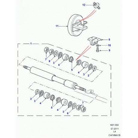 Land rover support Discovery 1 (90575596)