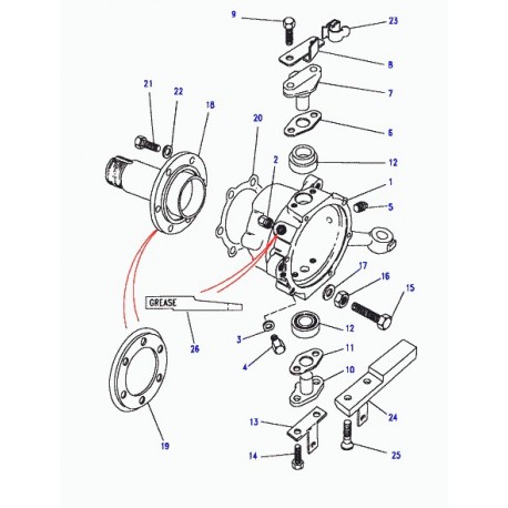 Land rover rondelle d'arret Discovery 1 (90576928)