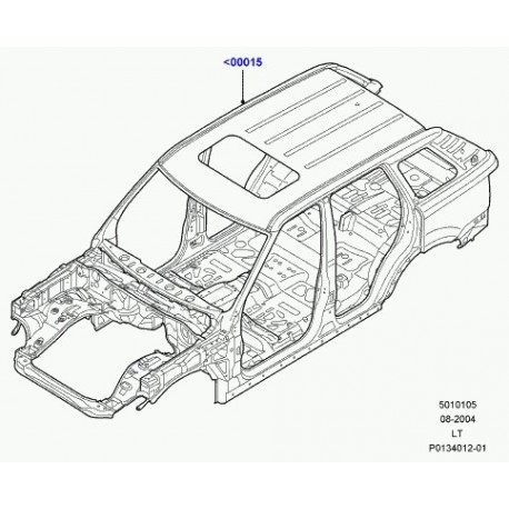 Land rover carrosserie Range Sport (AAC790100)