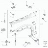 support fixation d'aile Freelander 1