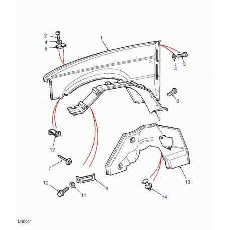 Land rover vis a tole Discovery 1 (AB612061L)