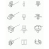 agrafe de cable Defender 90, 110, 130, Discovery 1, 2, Range P38