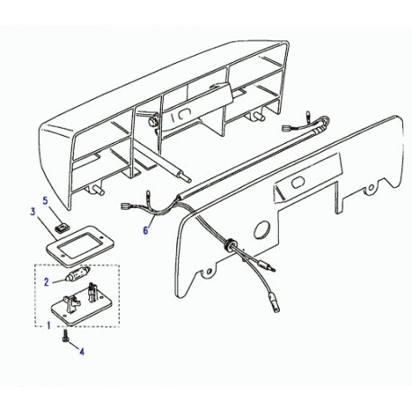 Land rover ecrou a six pans etrier Discovery 1, 2 (AK606021L)