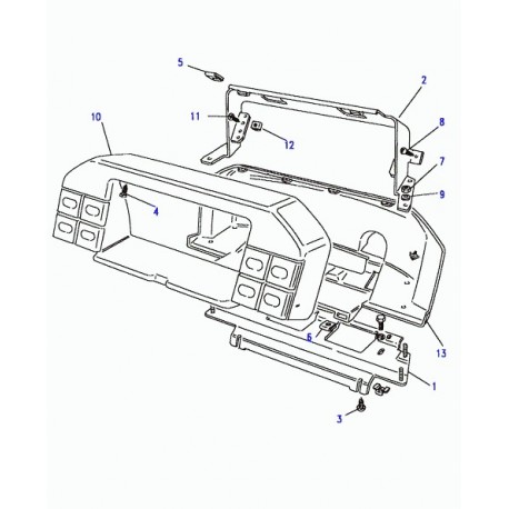 Land rover ecrou a six pans etrier Discovery 1 (AK606031)