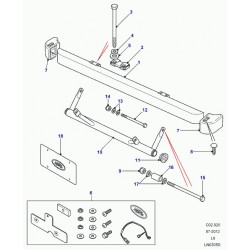 Commander parechoc avec treuil db9500 corde DISCOVERY 1 et RANGE CLASSIC  BRITPART (DB1324R) pas cher sur RLD Autos