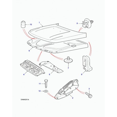 Land rover couverture Range P38 (ALR6336)