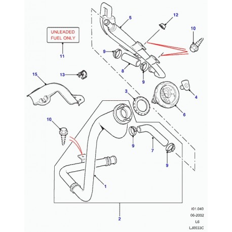 Land rover mecanisme de verrouillage Freelander 1 (ALR8638)