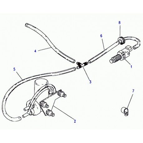 Land rover raccord a t Discovery 1 (AMR1114)