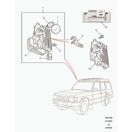 Land rover module multi function (gem) Discovery 1 (AMR1280)
