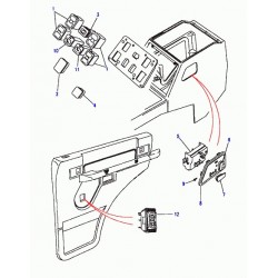 Acheter la pièce AMR2496 – interrupteur fenetre Discovery 1 numéro OEM sur  RLD Autos