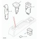 interrupteur commande glace porte spe Discovery 1, 2 et Freelander 1