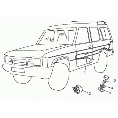 Land rover cablage Discovery 1 (AMR2587)