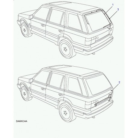 Land rover cablage hayon Range P38 (AMR6052)