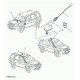 Land rover cable d'antenne Freelander 1 (AMR6098)