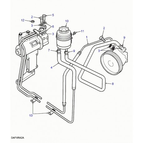 Land rover agrafe Range P38 (ANR2377)