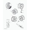 enjoliveur centre de roue Range P38