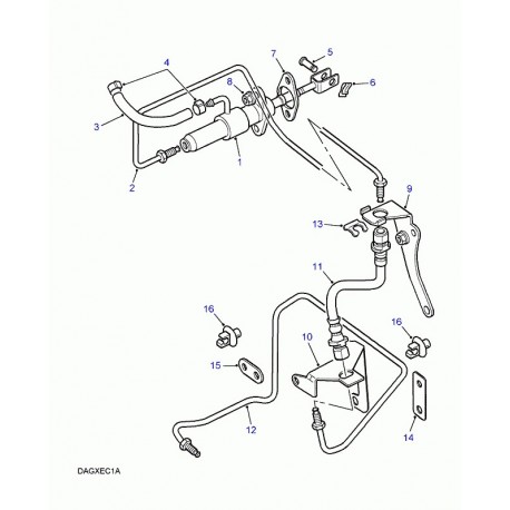 Land rover maitre cylindre embrayage Range P38 (ANR3894)