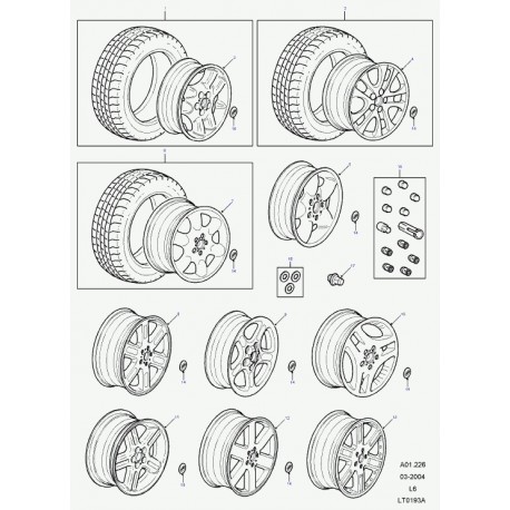 Land rover elge leichtetall Freelander 1 (ANR3974)