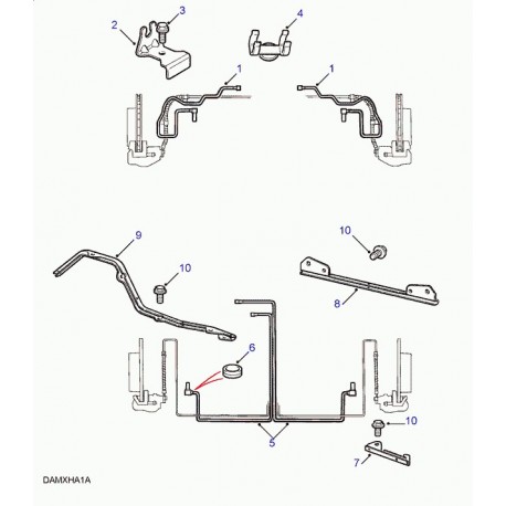 Land rover agrafe Range P38 (ANR4506)