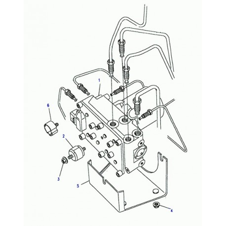 Land rover support avec bague Defender 90, 110, 130, Discovery 1, 2, Freelander 1 (ANR5265)