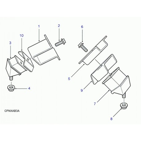 Land rover support Discovery 2 (ANR5636)