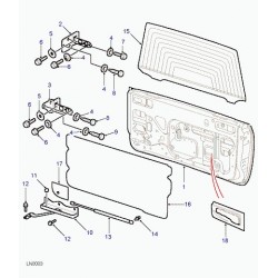 joint d'etancheite porte coffre - freelander 2 - genuine - Best of