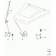 support bequille de capot Defender 90, 110, 130