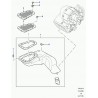 grille entree d'air droite Defender 90, 110, 130