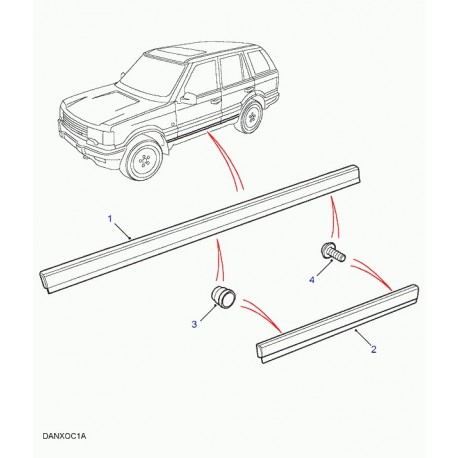 Land rover vis Range P38 (AWR3042)