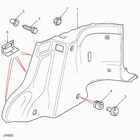 Land rover crochet Freelander 1 (AWR4375LPR)