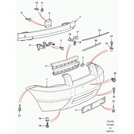 Land rover garde Freelander 1 (AWR4864)