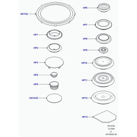 Land rover bouchon Range L322,  L405 (AYB000100)