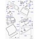 Land rover porte de coffre a bagages Range L322 (BHA760090)