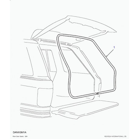 Land rover joint caoutchouc Range P38 (BHK720020)